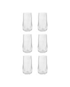 Set di 6 bicchieri Cléo orangeade in vetro cristallino trasparente - 50cl