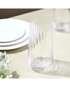 Set di 6 bicchieri Cléo orangeade in vetro cristallino trasparente - 50cl