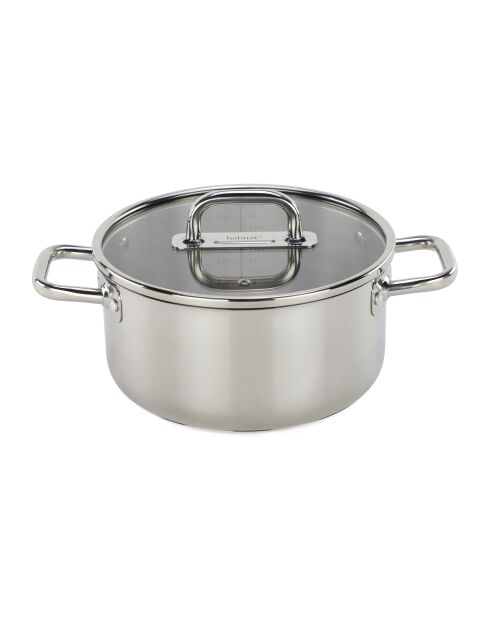 Épure verzilverde roestvrijstalen kookpot - 24 cm/5,1 L