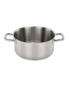 Épure verzilverde roestvrijstalen kookpot - 24 cm/5,1 L