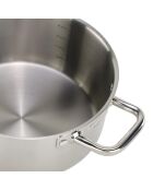 Épure verzilverde roestvrijstalen kookpot - 24 cm/5,1 L