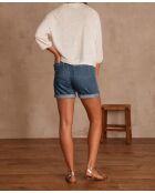 Short Sanae denim indigo
