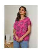 Top Spine fucsia