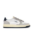 Lage sneakers van leer en suède van Space, wit en damp van Medalist
