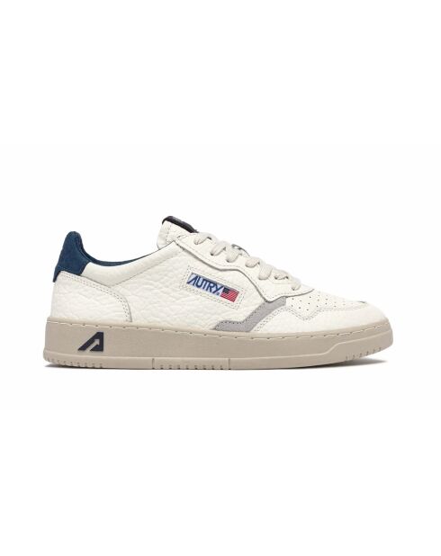 Low-top sneakers van nubuck en blauw suède | Ensign and periscope