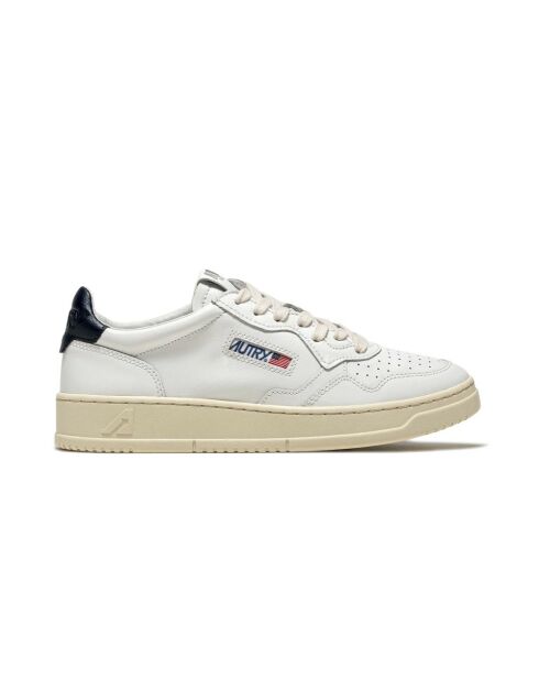 Lage sneakers van Medalist in wit leer en ruimte