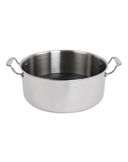Hera Triplex Antihaft-Set 4-teilig schwarz/silber