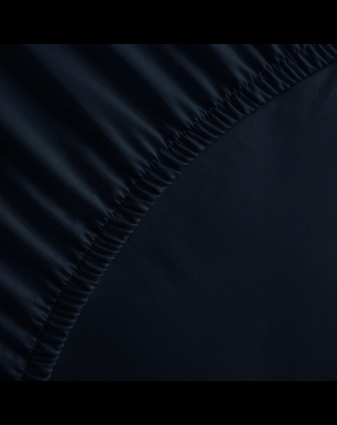 Drap-housse satin de coton gris 03