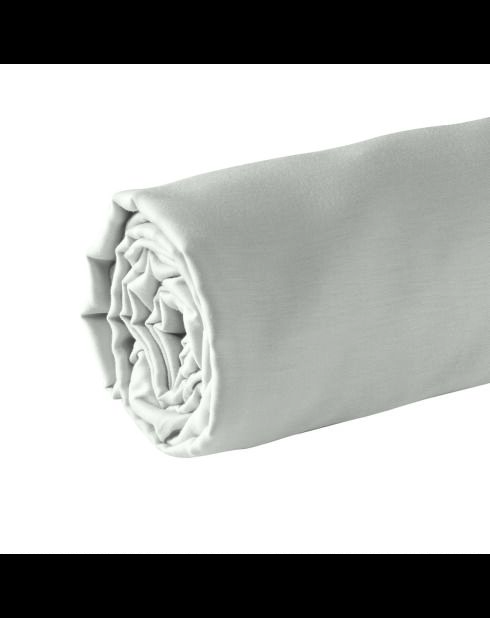 Lenzuolo con angoli elasticizzati in cotone satinato Uni taupe 05