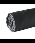 Drap-housse satin de coton gris 02