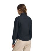 Marineblauw hemd L-S Wandrille