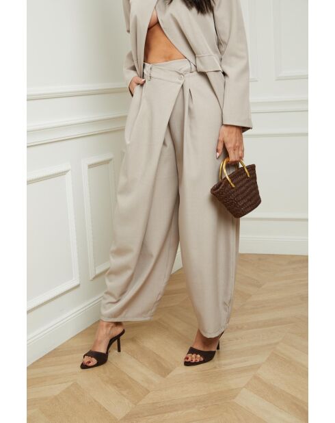 Pantaloni beige Alma