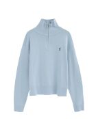 Felpa Isaline baby in cotone blu