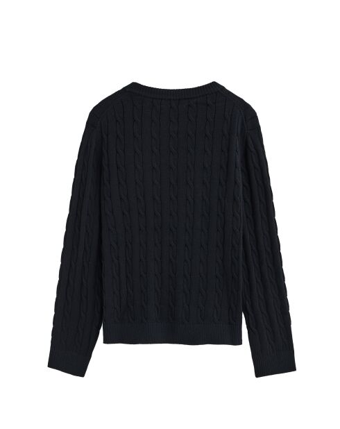 Felpa Georgia in cotone blu
