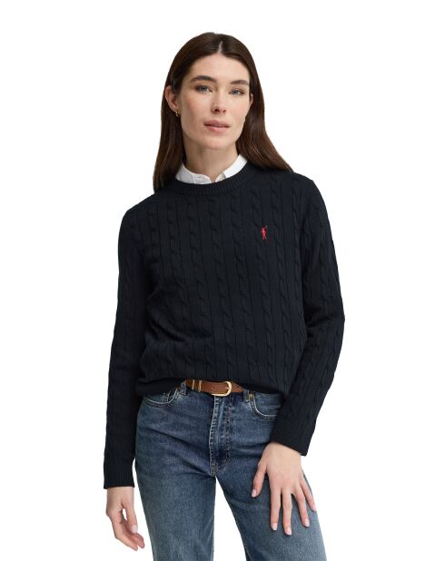 Felpa Georgia in cotone blu