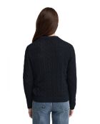 Felpa Georgia in cotone blu