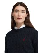 Felpa Georgia in cotone blu
