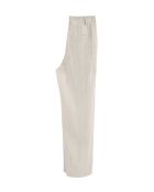 Ecru broek van linnenmix Lisa