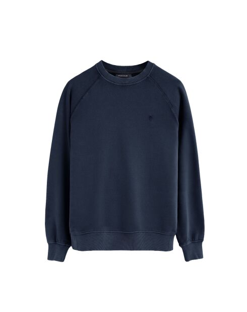 Felpa Blaise in cotone blu