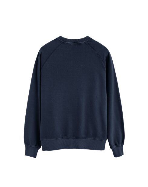Felpa Blaise in cotone blu
