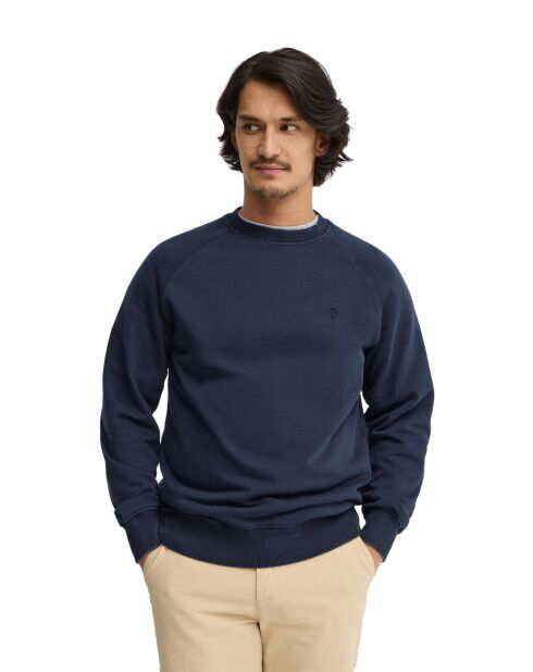 Felpa Blaise in cotone blu