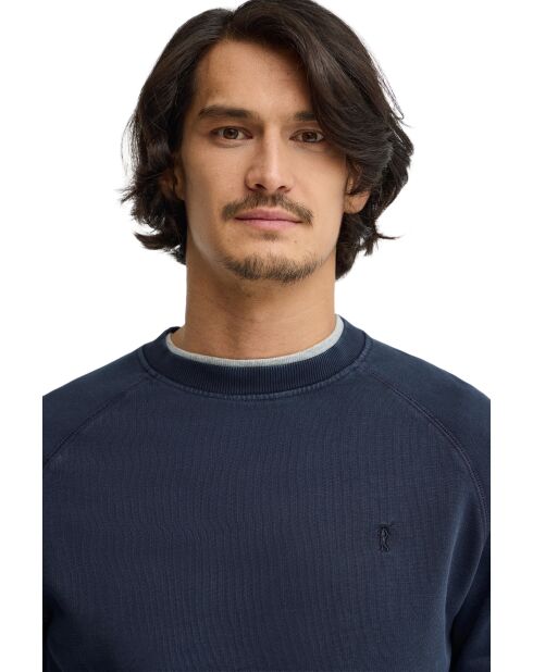 Felpa Blaise in cotone blu