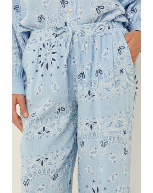 Baumwollhose Agathe Ciel