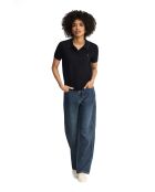 Felpa Jasmine in cotone blu