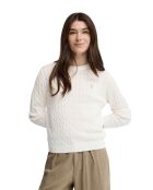 Felpa Giulia in cotone ecrù