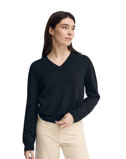 Felpa Laurine in cotone blu