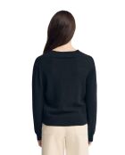 Felpa Laurine in cotone blu