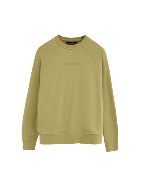 Felpa Gontran in cotone verde foglia