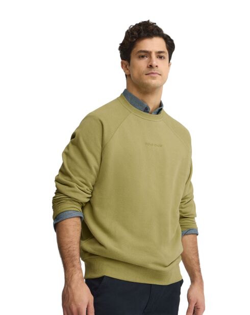Felpa Gontran in cotone verde foglia