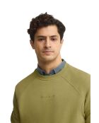 Felpa Gontran in cotone verde foglia
