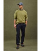 Felpa Gontran in cotone verde foglia