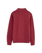 Felpa Aurélien in cotone rosso bruciato