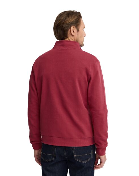 Felpa Aurélien in cotone rosso bruciato