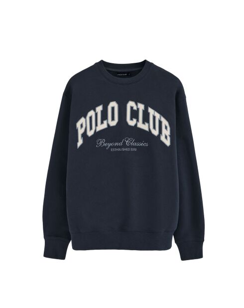 Sweat-shirt en coton Ernest navy