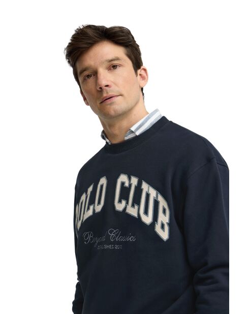 Sweat-shirt en coton Ernest navy