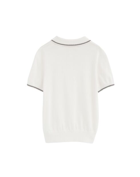 Felpa Kiara in cotone ecru