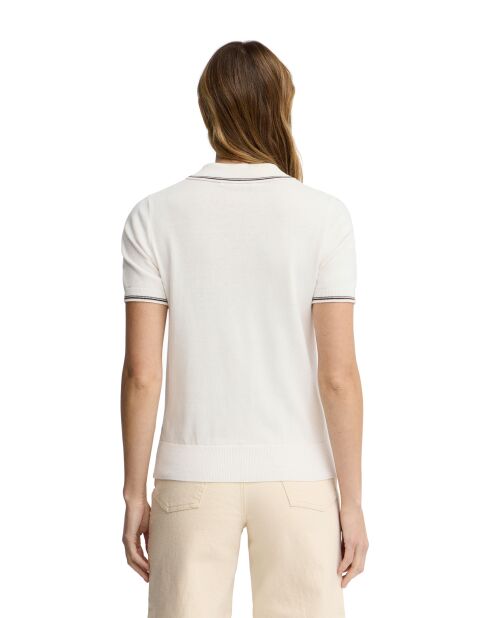 Felpa Kiara in cotone ecru