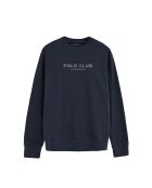 Felpa Eliott in cotone blu