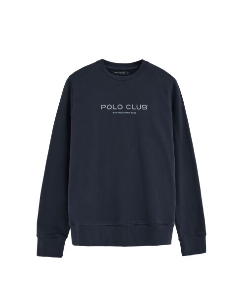 Felpa Eliott in cotone blu