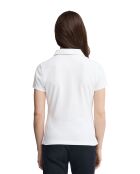 Alice weißes Kurzarm-Poloshirt aus Baumwolle