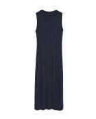 Marineblaues Baumwollkleid Yasmine