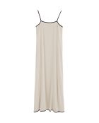 Ecrufarbenes Leinenkleid Bianca