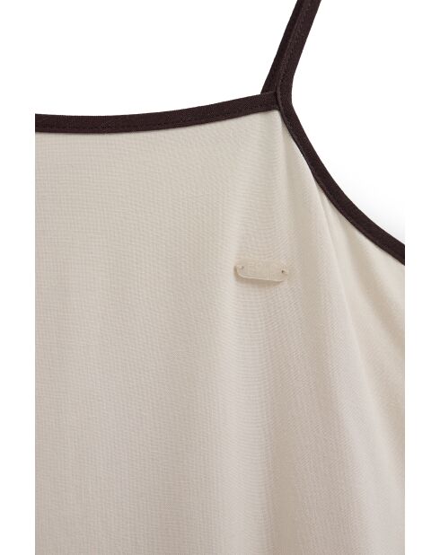 Ecrufarbenes Leinenkleid Bianca