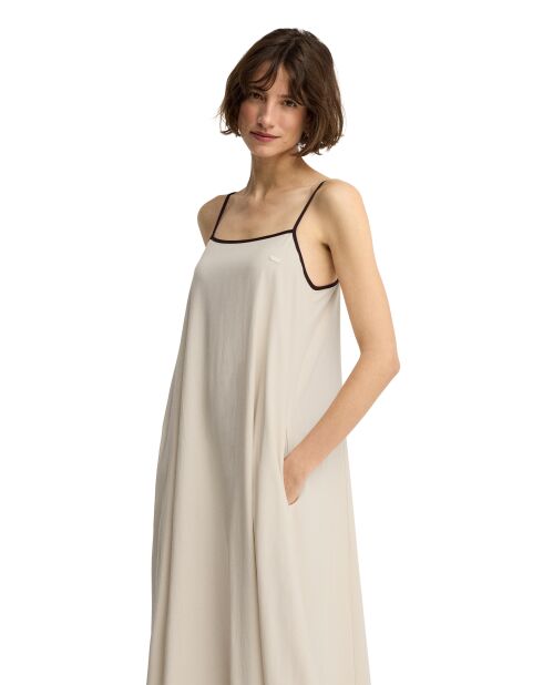 Ecrufarbenes Leinenkleid Bianca