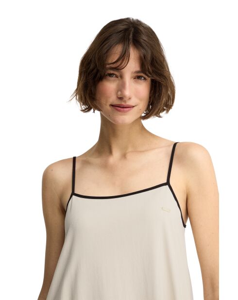 Ecrufarbenes Leinenkleid Bianca