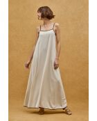 Ecrufarbenes Leinenkleid Bianca
